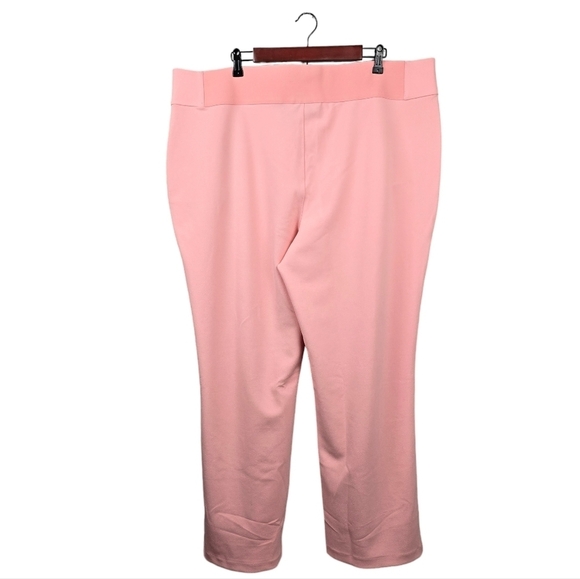DG2 By Diane Gilman Pull-On Stretch Pants Pink Womens Plus Size‎ 2X - Picture 8 of 14